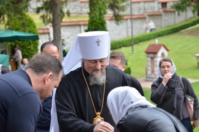 Епископ РПЦ Јован, јуче у Ћелијама